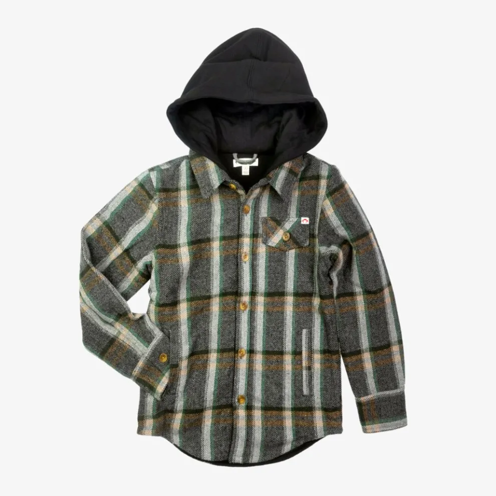 Glen Hooded Shirt